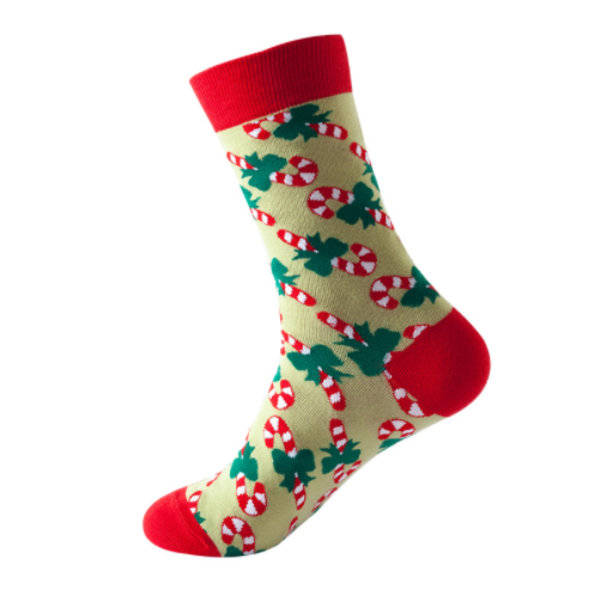 Jul Midi Strumpor Herr amer Barn Träd Snöflinga Xmas Present D