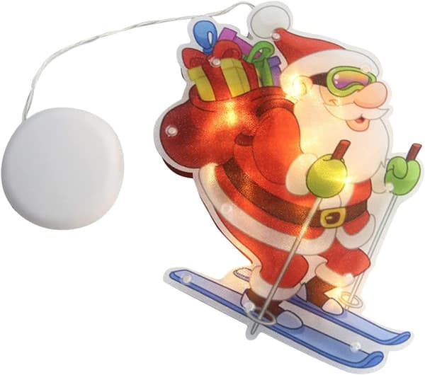 LED Sugekopp Nisselampe, String Light Julevindu-C