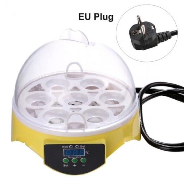 Egg Incubator Hatcher 7 Eggs Digital Hatching Incubator Mini Chicken Duck Eggs