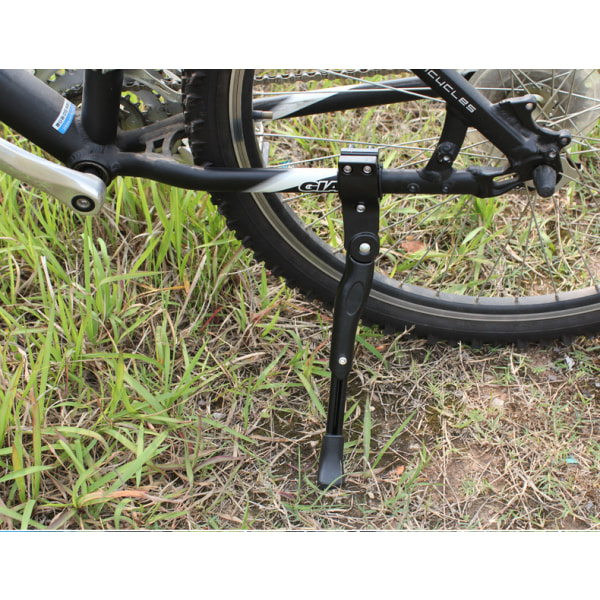 Svarta cykelställ. Justerbar Kickstand Aluminiumlegering MTB Bi