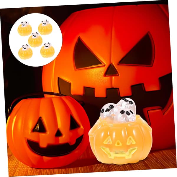 Halloween Scene Layout Skrivebordsindretning Harpiks Gave 5 stk