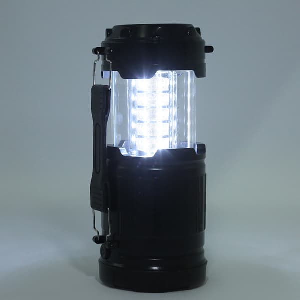 30LED sort stretch campinglampe udendørs superlys teltlampe