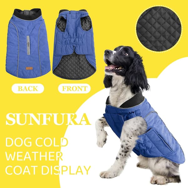 Varm hundejakke Vinterkåpe