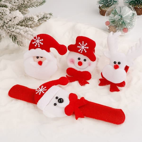 Christmas Cartoon Clap Ring Armband