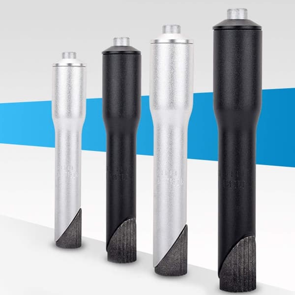 Styrestamme Adapter Mountainbike Stem Riser Adapter 1 1/8\" φ 25,4mm (sølv)
