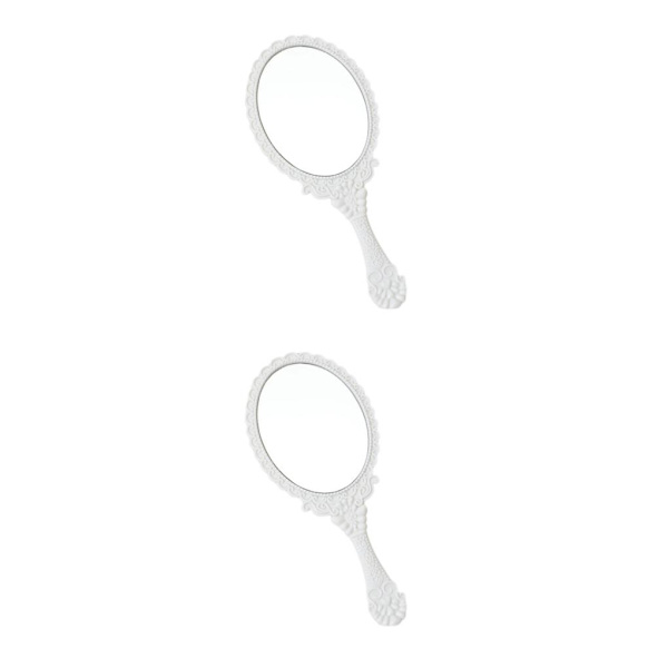 2/3/5 spegel för makeupälskare Bärbar och pålitlig klar White 2PCS