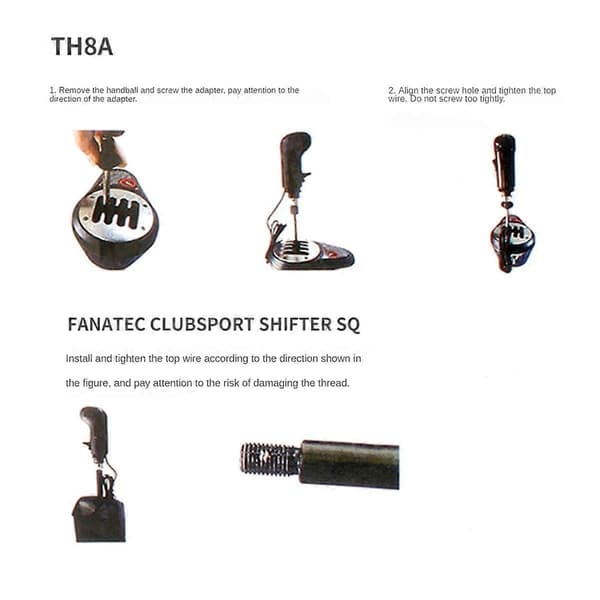 PC USB Høy Lav Gir Simulator Girknott for G29 G27 G25 for ATS ETS2 for TH8A Lastebilsimulatorspill