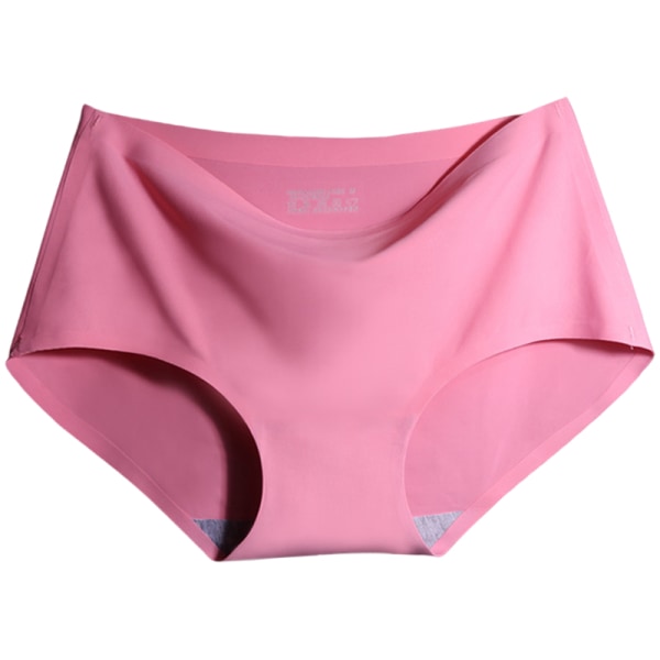 Kvinnor Mjuka Underkläder Seamless Ice Silk Fashionabla trosor Red,XL