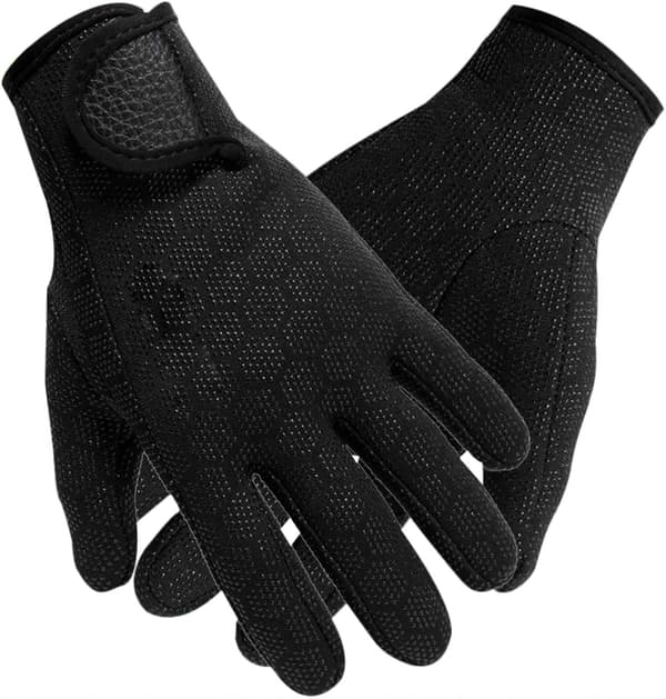 Vuxna 1,5 mm neoprenhandskar för simsurfning (storlek: M)
