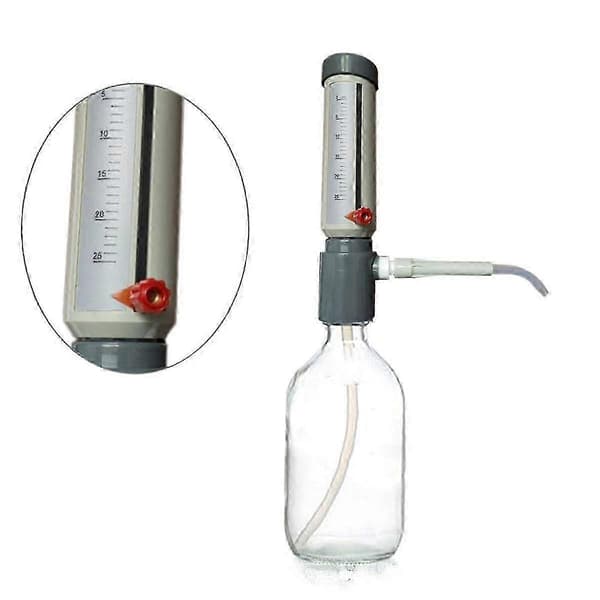 Laboratorieflaskdispenser Ekonomisk halvautomatisk vätskedispenser Ärmtyp 5-25 ml justerbar Li