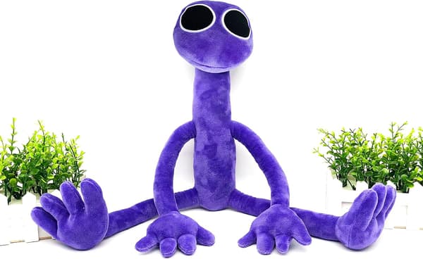 Rainbow Friends Kosedyr Legetøj Blå Monster Blød Plys