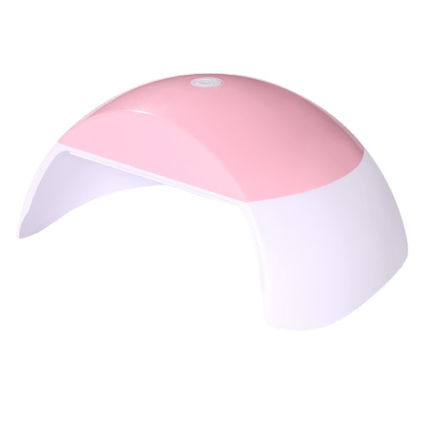 48W Nagelfototerapimaskin Nageltorklampa Gel Nail Art Tool White Pink