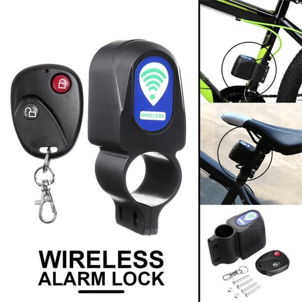 Stöldskydd Cykellås 105db Larm Säkerhetslås Cykel Cykellarm Sire black
