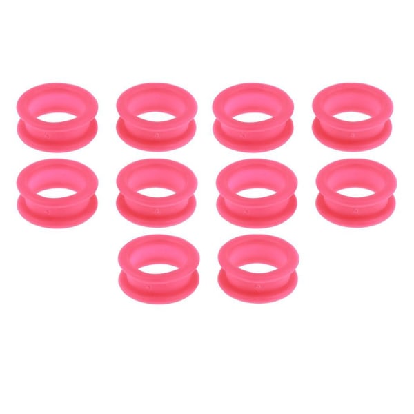 1/2/3/5 10x Barber Frisør Saks Fingerring Rose Red 10 pcs 1 Pc