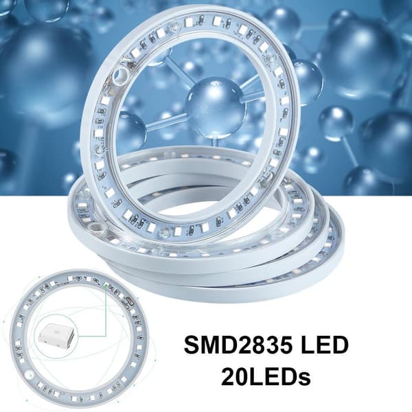 3 Ringer, Plantelampe 1-4 ring lyshode, fullt spektrum, dimbar