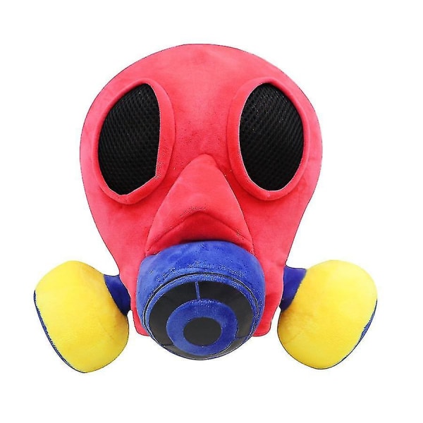 Poppy Playtime 3 Poppy-serien mamma och pappa gosedocka gasmask huva plyschleksak - Boss Gas Mask Head Cover
