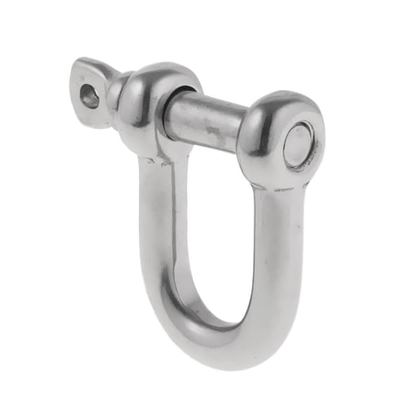 304 D Rustfritt stål Skruebolt Sjakkel Rigging For marinebåter Sølv M8