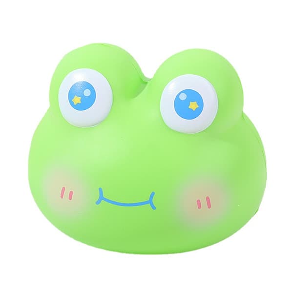 1 Förpackning Groda Mjuka Leksaker 3D Squishy Leksaker Stressavlastning Tryck T