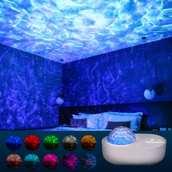 3W Stjerneklart Himmel LED-projektionsnatlys