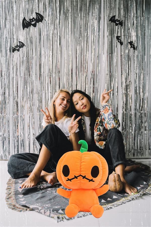 Halloween legetøj plys græskar dekoration