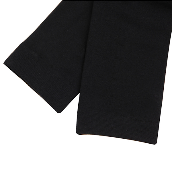 Graviditet Komfortabel Justerbar Tyk Gravid Bomulds Leggings Bukser Varmere Black