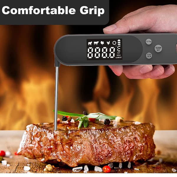 Kötttermometer 2 i 1 Digital Instant Read Vattentät Kött
