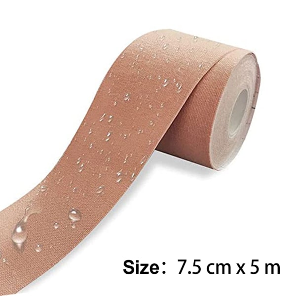 Kroppstejp för kvinnor självhäftande push up bh-tejp 7.5 cm * 5 m
