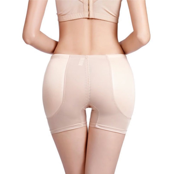 Hourglass Hips Womens Hip Pads Enhancer för Push-Up Butt Trosa Beige M