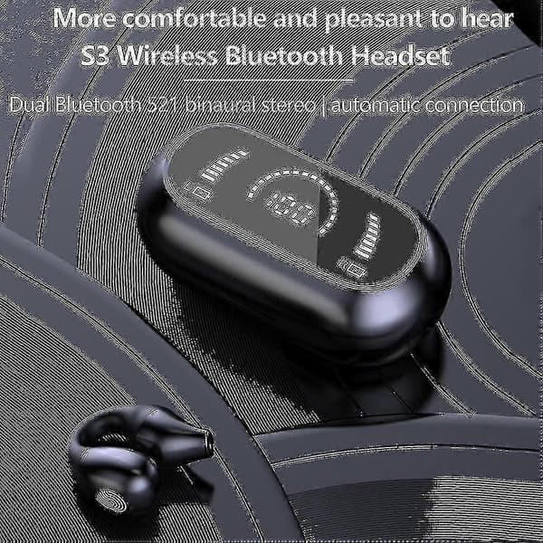 Knogleledningshovedtelefoner Ørekroge Øreclips Hifi Trådløse Bluetooth-øretelefoner