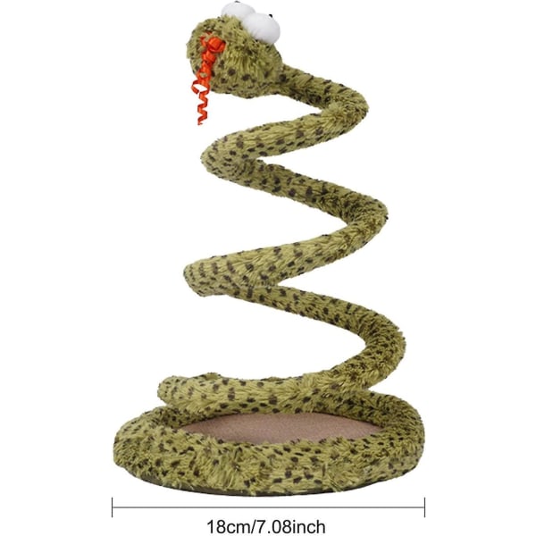 Plysch Cat Squeaky Toy 1st Kitten Supplies Interactive Snake Toy, Long Tail Snake Interactive Toy, Tillbehör för innekatt, present till kattälskare