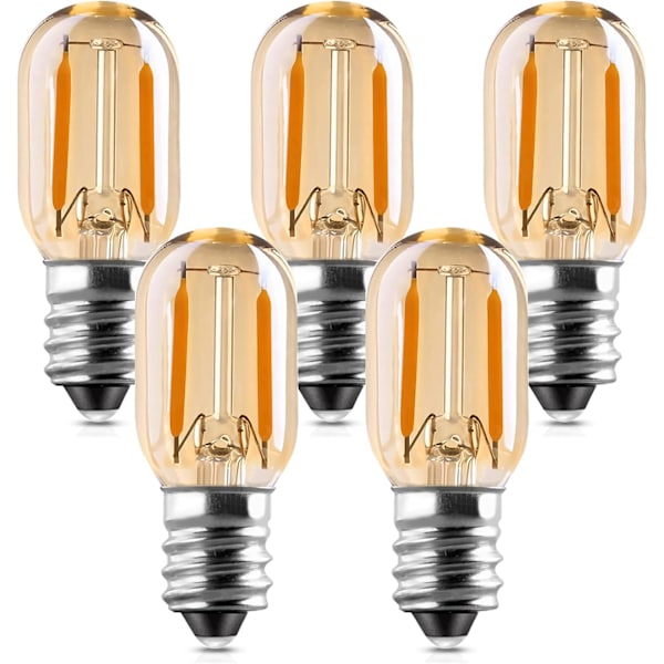 led E14 1w, Genixgreen T22 Vintage Amber Glow Tubular Night Light