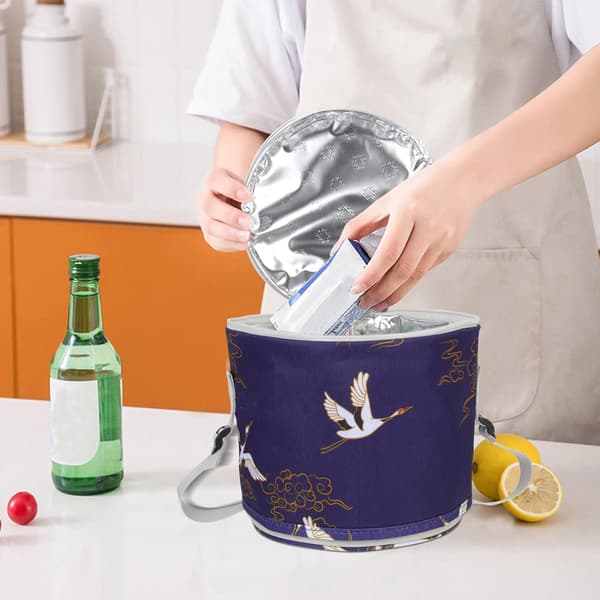 1 st Isolerad Lunchväska för Barn Dragsko Bento Väska Kontor Tote Lunchlåda