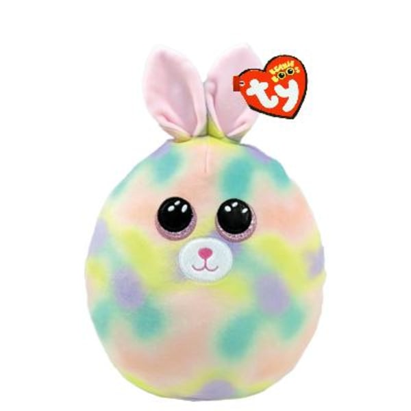 TY Squishy Beanies Furry Pastell Kanin 35cm multicolor