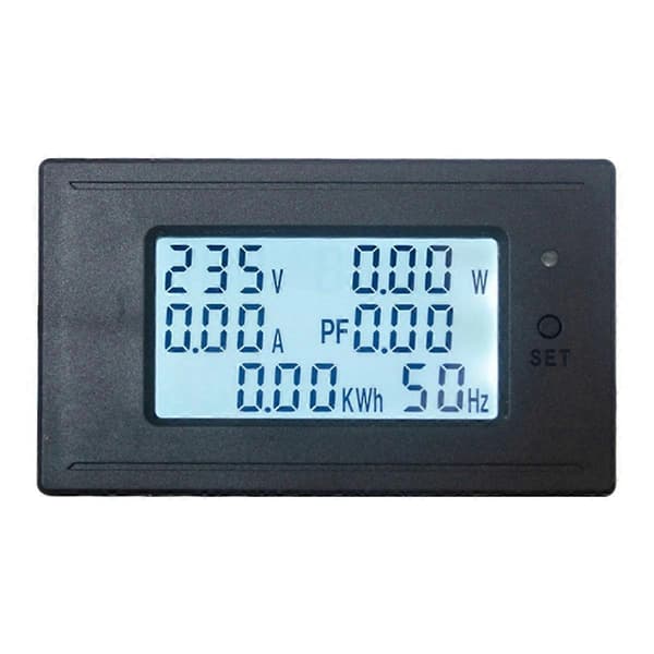 4400W voltti-ampeerimittari AC 20A tehosähkömittari HD digitaalinen näyttö jännitevirta-mittarit