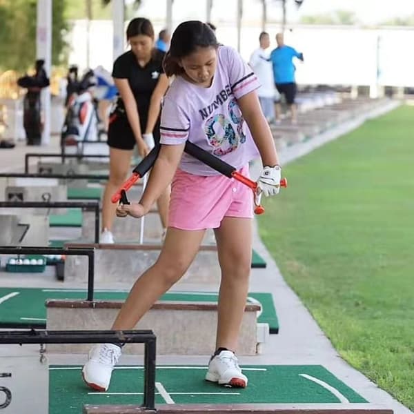 Golfswing Träningshjälp Posture Corrector RÖD RÖD