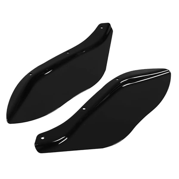 Side Wing Windshield Venstre Højre Luftafviser Kåbe til CVO FLHTCSE FLHTCSE2 FLHXSE FLHTCUSE EFI FLHTCI FLHTC Sort