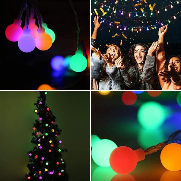 Solar String Lights Outdoor Solar Lights 100LED 12M Vattentät