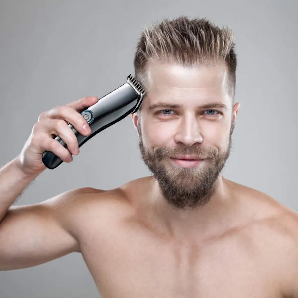 Elektrisk Groomer Öron Näsa Mustasch Klippning Män Stylist Frisyr S Clipper Sladdlös Kit Black