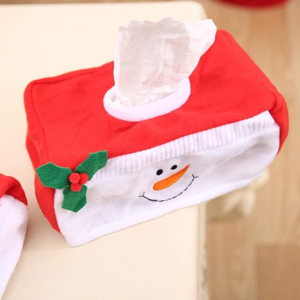 2 deler julefilt vevboks Xmas vevholder