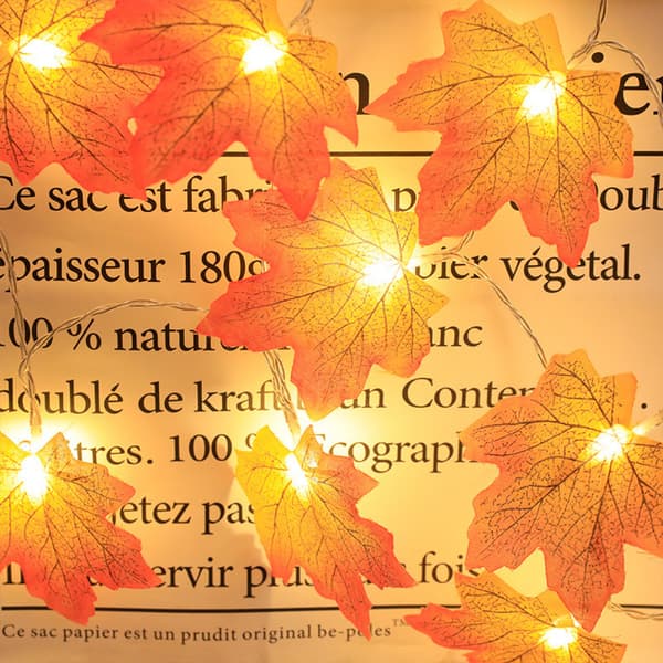 Vaahteranlehti Syyskoristevalot 3M 20 LED