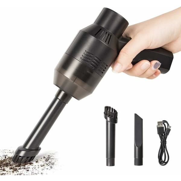 Mini Støvsuger, Tastaturstøvsuger for Datamaskin, USB Oppladbar
