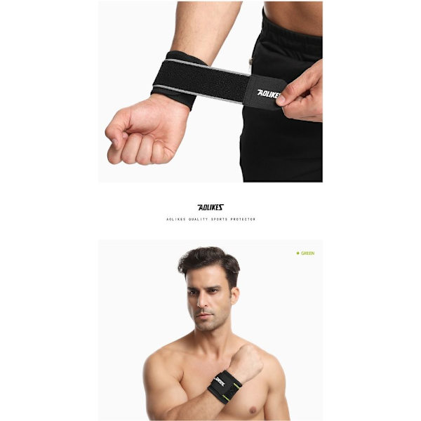 Armbånd Håndleddsstøtte GRØNN