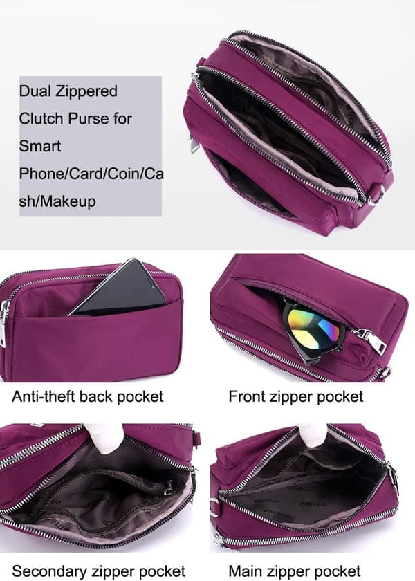 Mobiltelefon Skulderveske Dame Liten Messenger Bag