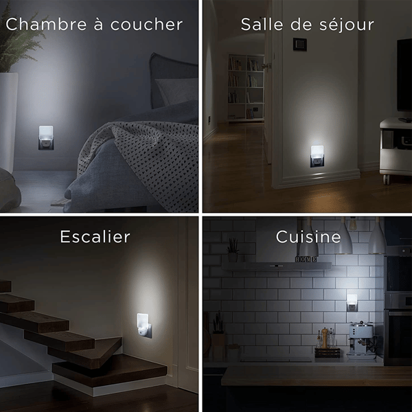 Korridor automatisk induktionsintegreret LED-natlampe