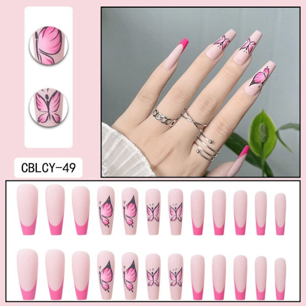 24st False Nails LongBallerina CBLCY-78