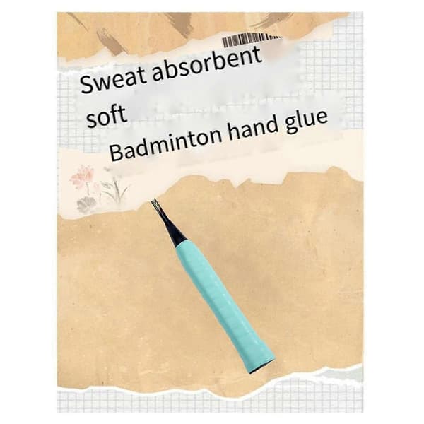 Badminton Grep Tennis Racket Svetteabsorberende Grep Viskøst Svetteabsorberende Grep Fluorescerende Grønn