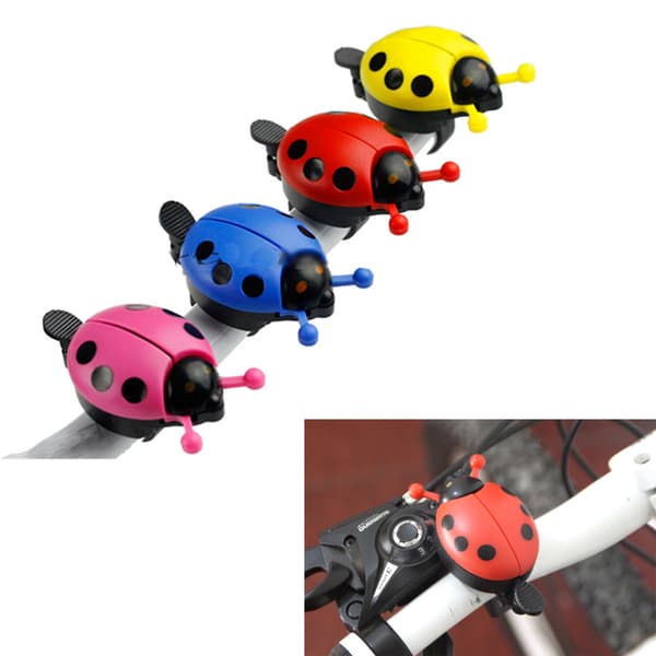 4-pakks Ladybug Sykkelklokker for Jenter og Gutter med Klar og Skarp Lyd
