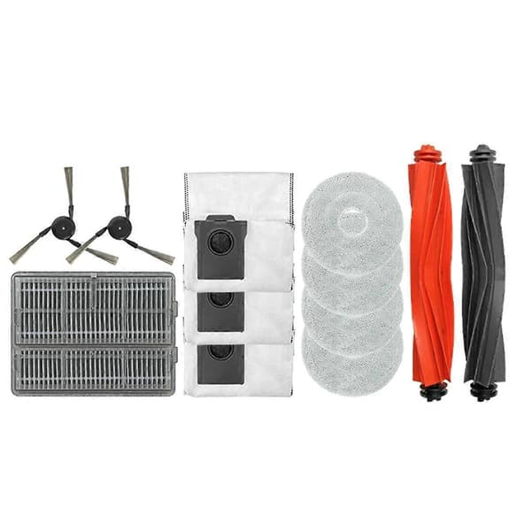 Til X40Pro Ultra reservedele Hovedrulle sidebørste Hepa-filter moppeklud støvposer tilbehør