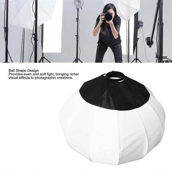 65 cm lykt-softboks lysmodulator for Bowens-grensesnitt, ideell for direktesending og videoopptak