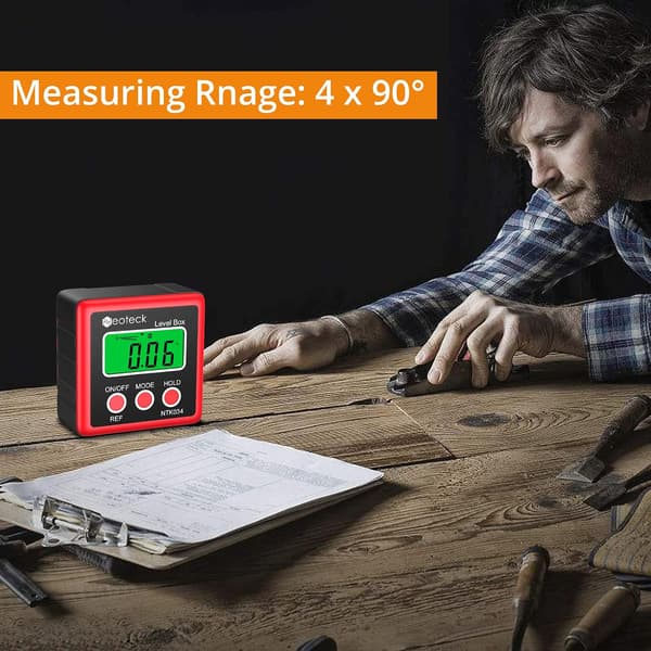 Hældningsmåler digital vinkelmåler LCD goniometer